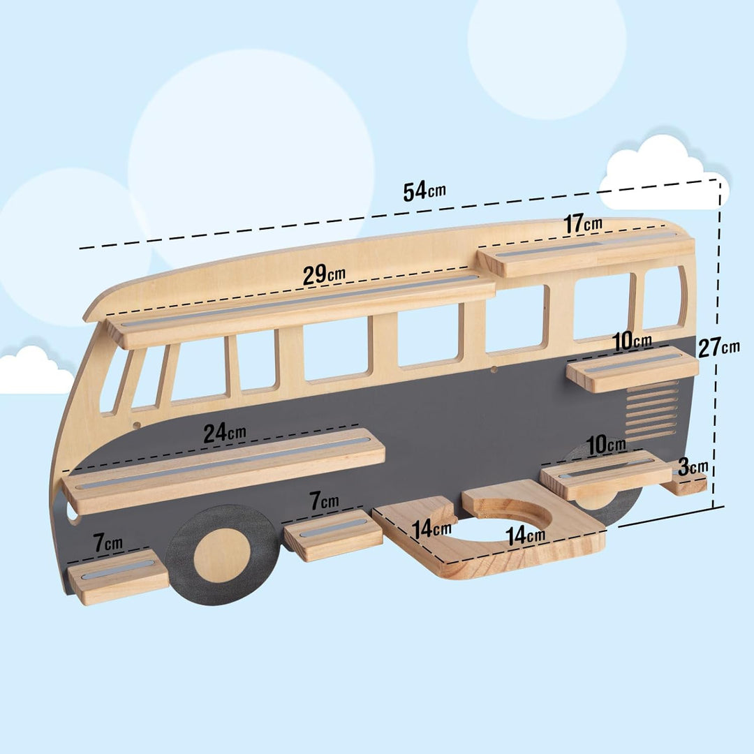 Todeco Tonie-Regal für Toniebox Hörfiguren, Magnetische Aufbewahrung für 20-25 Tonie, Perfekte Tonie