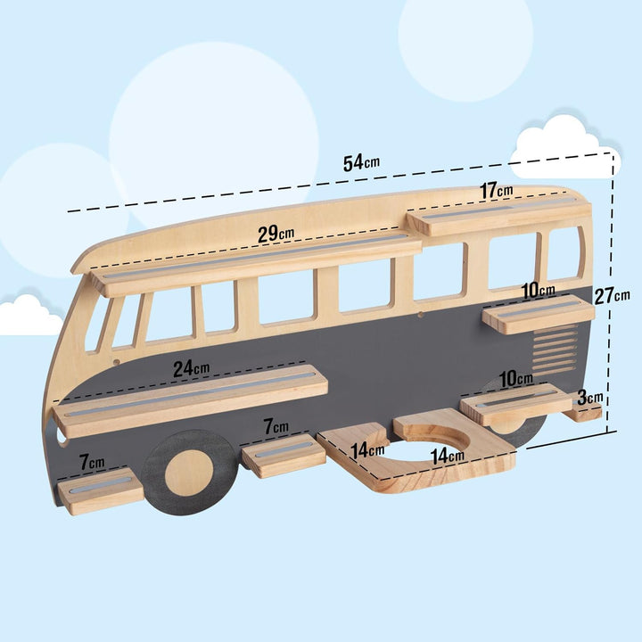 Todeco Tonie-Regal für Toniebox Hörfiguren, Magnetische Aufbewahrung für 20-25 Tonie, Perfekte Tonie