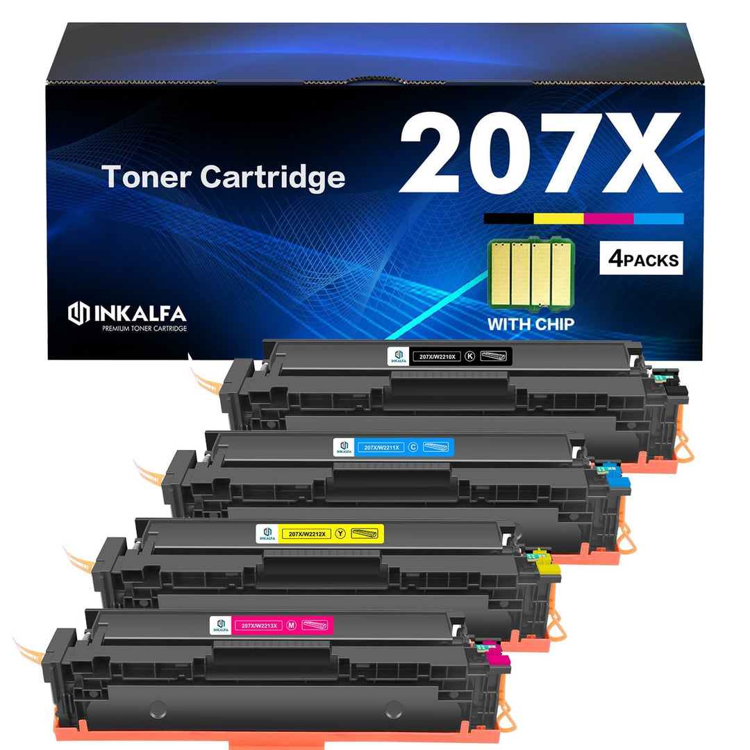 207X 207A Toner Ersatz Kompatible für HP 207X 207A Color Laserjet Pro MFP M283fdw M255dw M282nw M283
