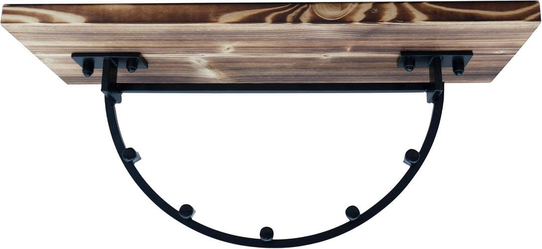 QLS Müllsackhalter U1 Müllsackständer Wandbefestigung Wandhalter Wandmontage Holz Abfallhalter 35 L
