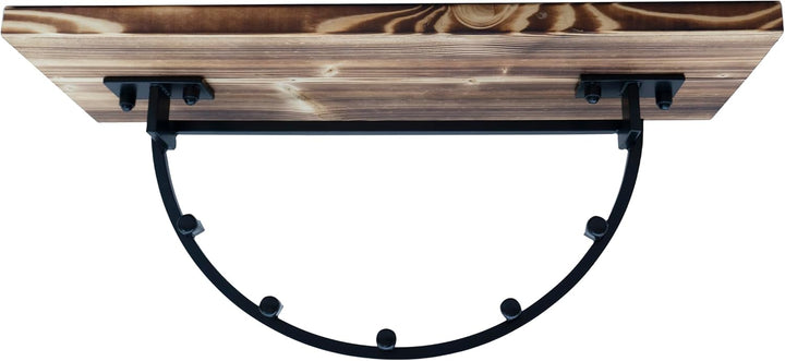 QLS Müllsackhalter U1 Müllsackständer Wandbefestigung Wandhalter Wandmontage Holz Abfallhalter 35 L