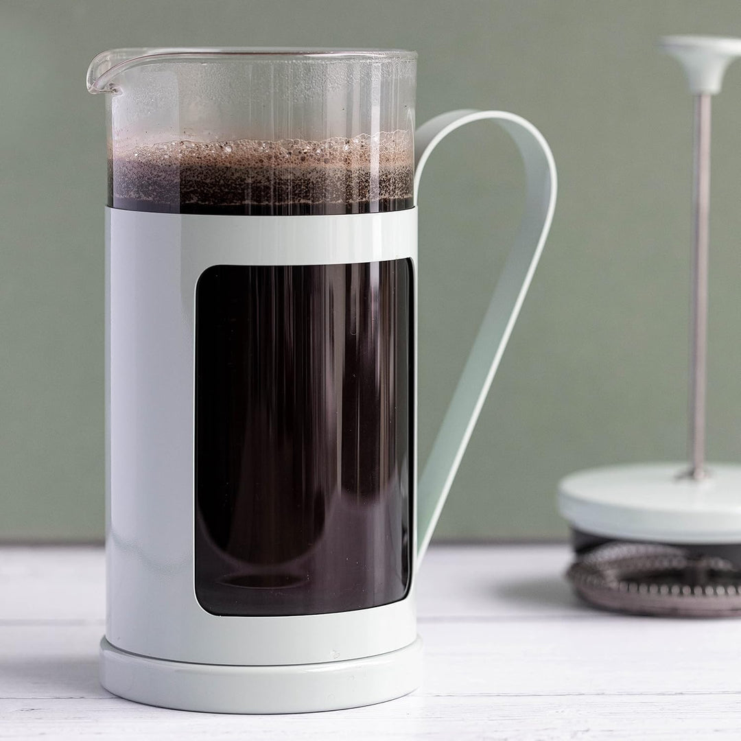 La Cafetière Monaco Kaffeebereiter aus Edelstahl, 8 Tassen, Minzgrün, in Geschenkbox, Mint, Mint
