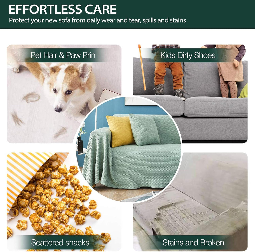 PETCUTE Überwurf Couch Tagesdecke Mehrzweck Sofa Überwurf Dekorative Stuhl Wandteppich Tagesdecke He