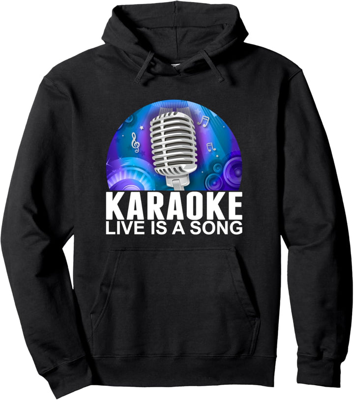 Karaoke Singen Playback Instrumental Musiker Pullover Hoodie