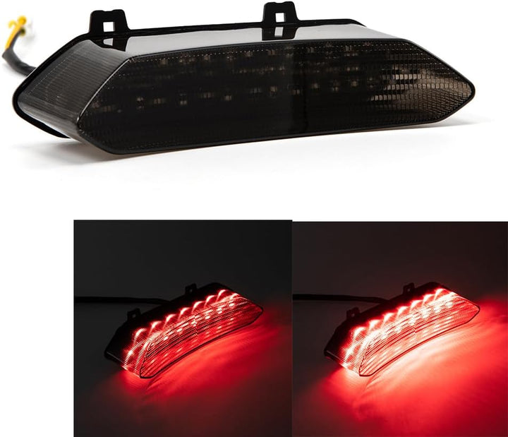evomosa Motorrad Bremsrücklicht Rücklicht Rotes Licht Bremsleuchte für Motorrad ATV Raptor 700R YFZ4