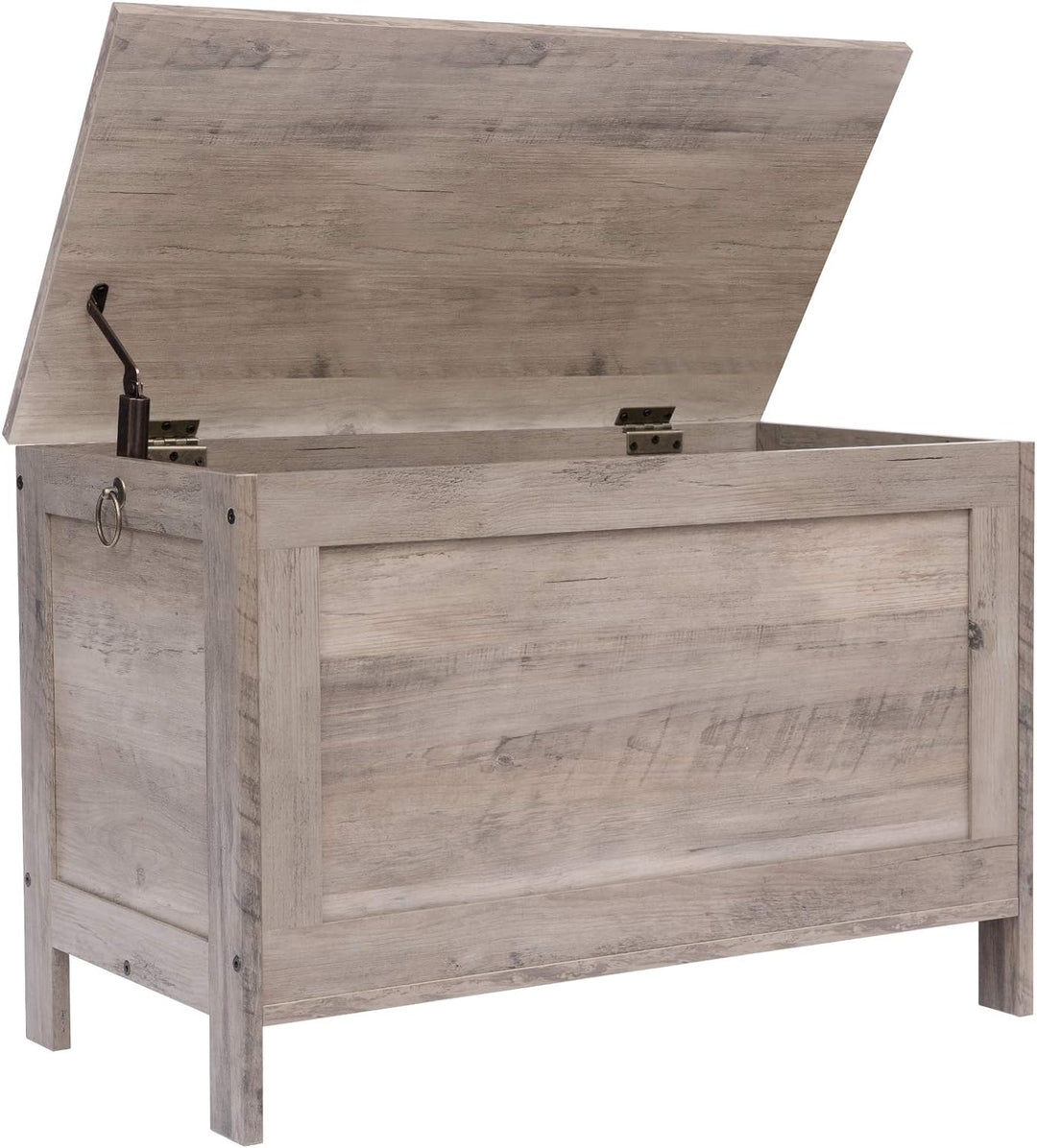 HOOBRO Truhen, Sitzbank mit Stauraum, Spielzeugtruhe mit Deckel, Schuhbank, Sitztruhe, Aufbewahrungs
