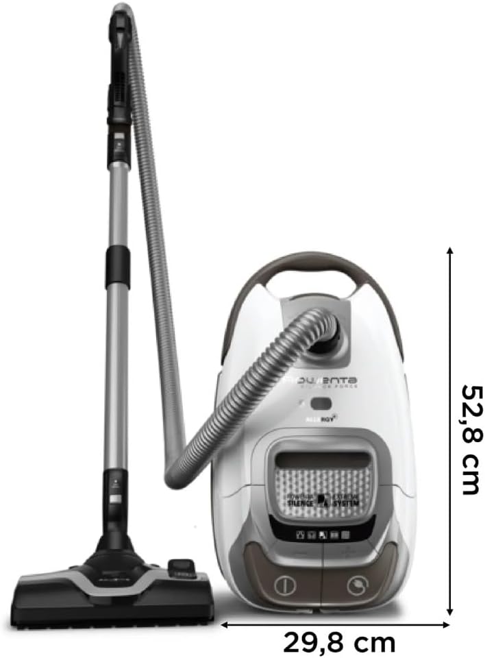 Rowenta - Bodenstaubsauger 400 W 58 dB Weiss ro7487ea