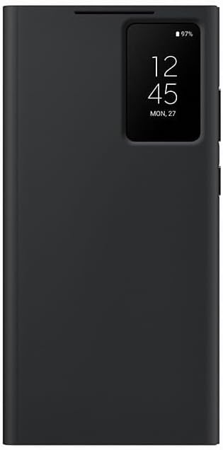 Samsung Smart View Wallet Smartphone Case EF-ZS918 für Galaxy S23 Ultra, Handy-Hülle, Kartenfach, Si