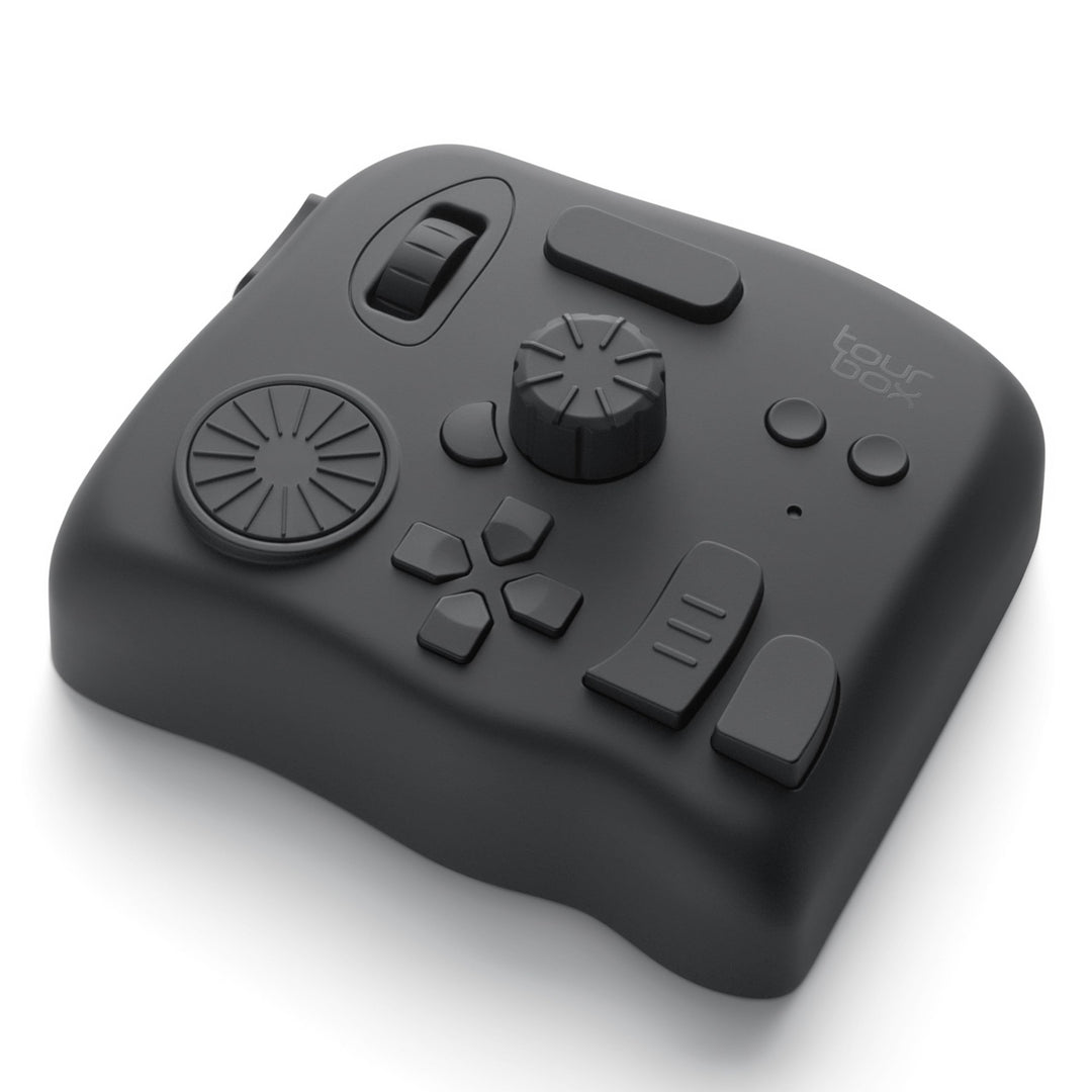 TourBox Elite, Bluetooth Editing Controller für Foto- & Videobearbeitung, Ilustration, Videoschnitt