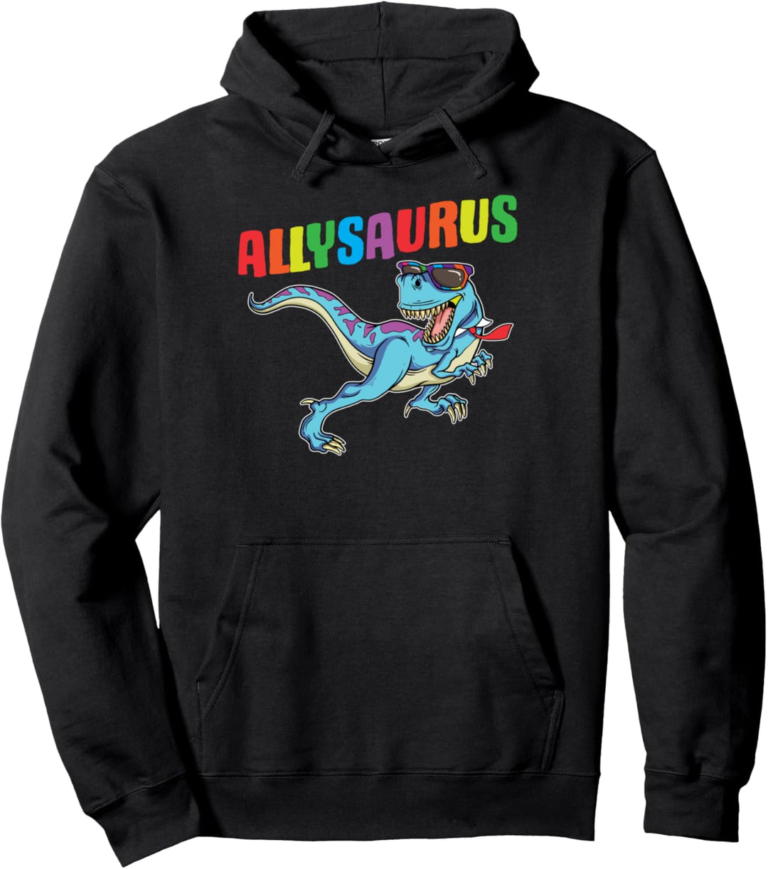 Allysaurus LGBT LGBTQ Pullover Hoodie