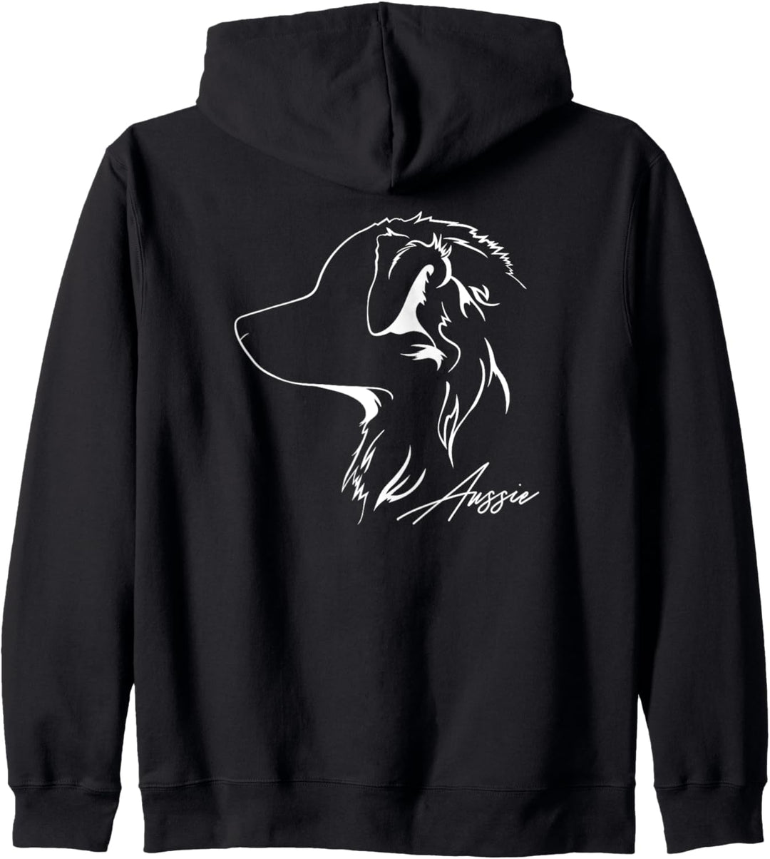 Aussie Australian Shepherd Profil Hunderasse Hund Hunde Kapuzenjacke