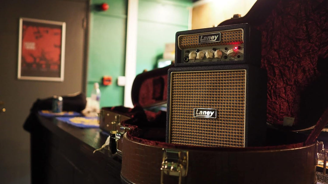 Laney MINISTACK - Batteriebetriebene Gitarren Amp mit Smartphone-Schnittstelle - Lionheart Edition L