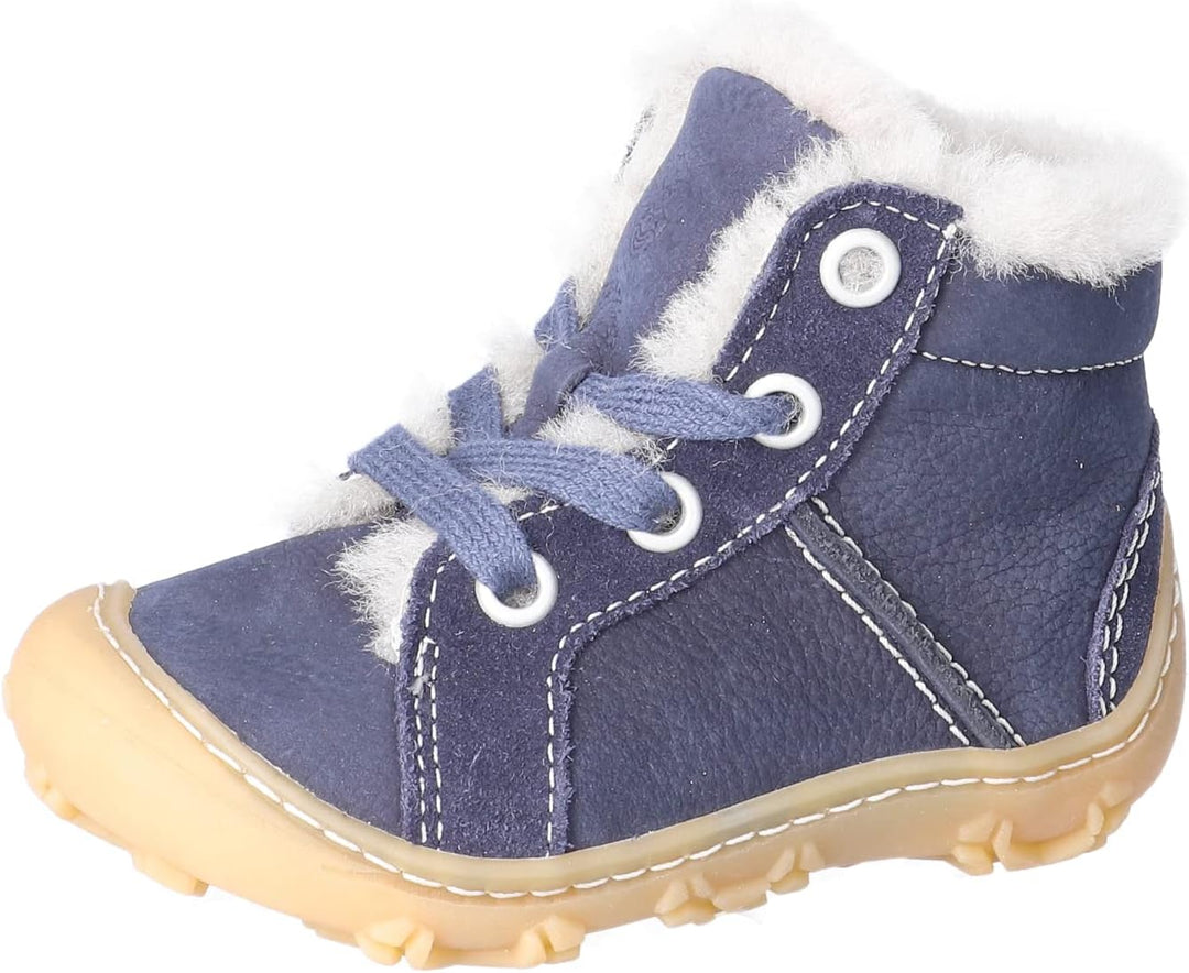 RICOSTA Mädchen und Jungen Lauflernschuhe ELIA, WMS:Weit,terracare,Barfuss-Schuh 20 EU Weit Blau 170