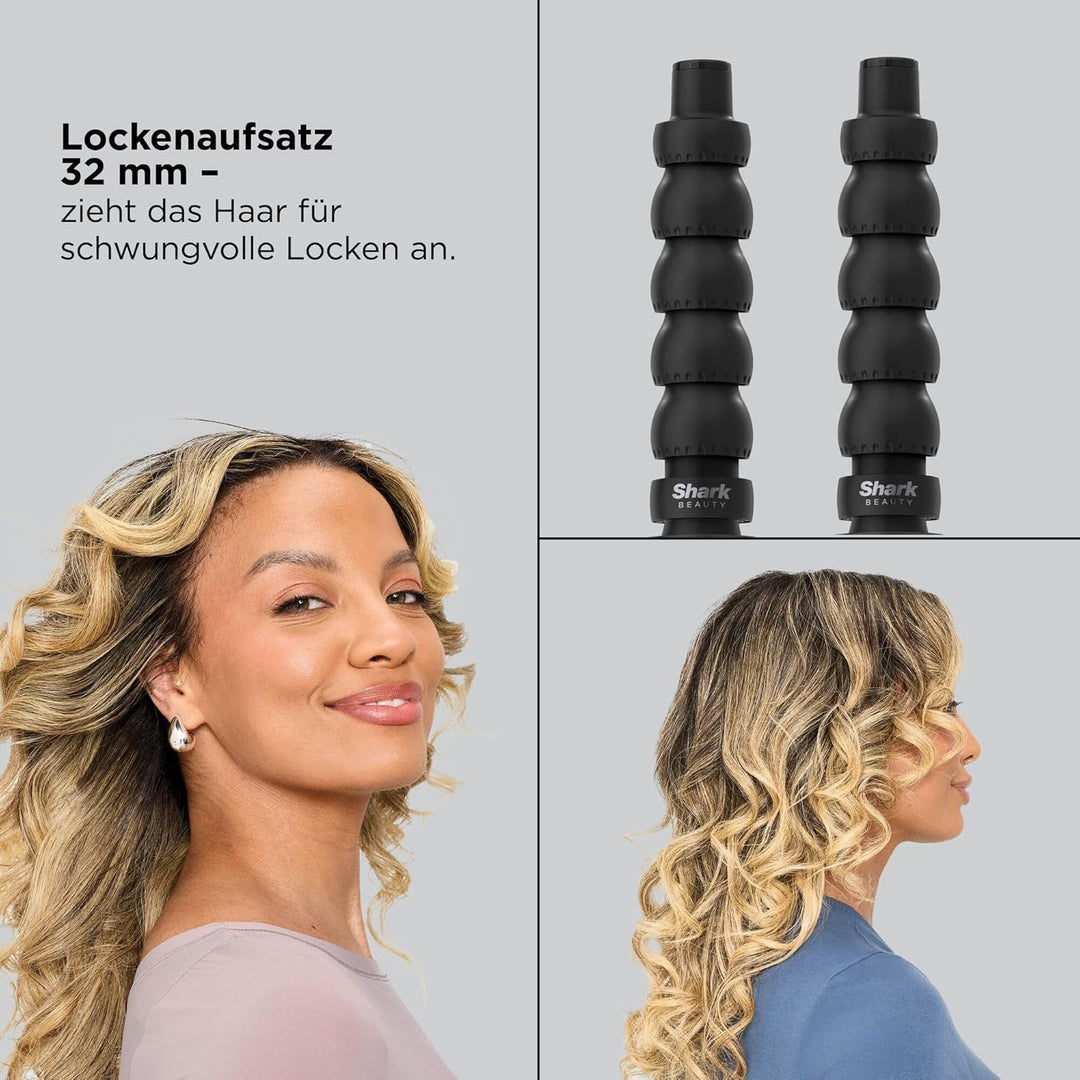 Shark FlexStyle 4-in-1 Luftstyler & Haartrockner Limited Edition, Auto-Wrap-Lockenaufsatz, Paddle-Bü
