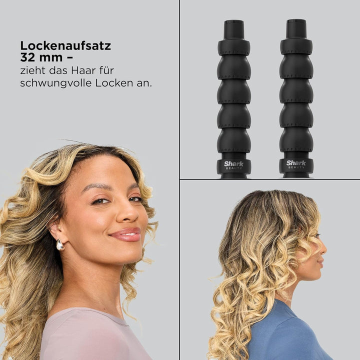 Shark FlexStyle 4-in-1 Luftstyler & Haartrockner Limited Edition, Auto-Wrap-Lockenaufsatz, Paddle-Bü