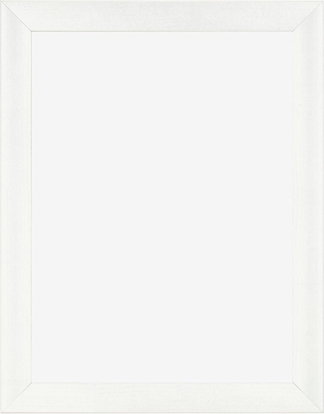 yd. Your Decoration - Bilderrahmen 75x100 cm - Weiss Gemasert - Bilderrahmen aus MDF mit Acrylglas -