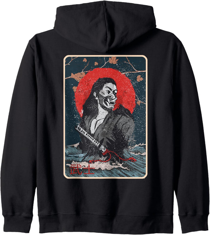 Retro Samurai - Alte Japanische Kultur - Men-yoroi - Samurai Kapuzenjacke