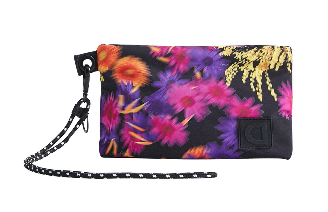 Desigual Damen Mone_Focus Floral AR Reisezubehör-Brieftasche Einheitsgrösse Schwarz, Einheitsgrösse