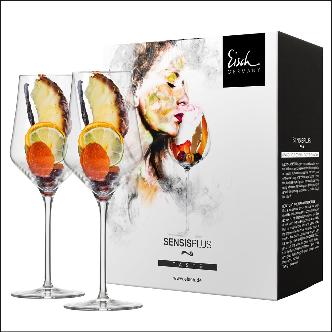 Eisch Sky Weissweinglas, SensisPlus Belüftungstechnologie, bleifrei, spülmaschinenfest, 2 Stück, 380