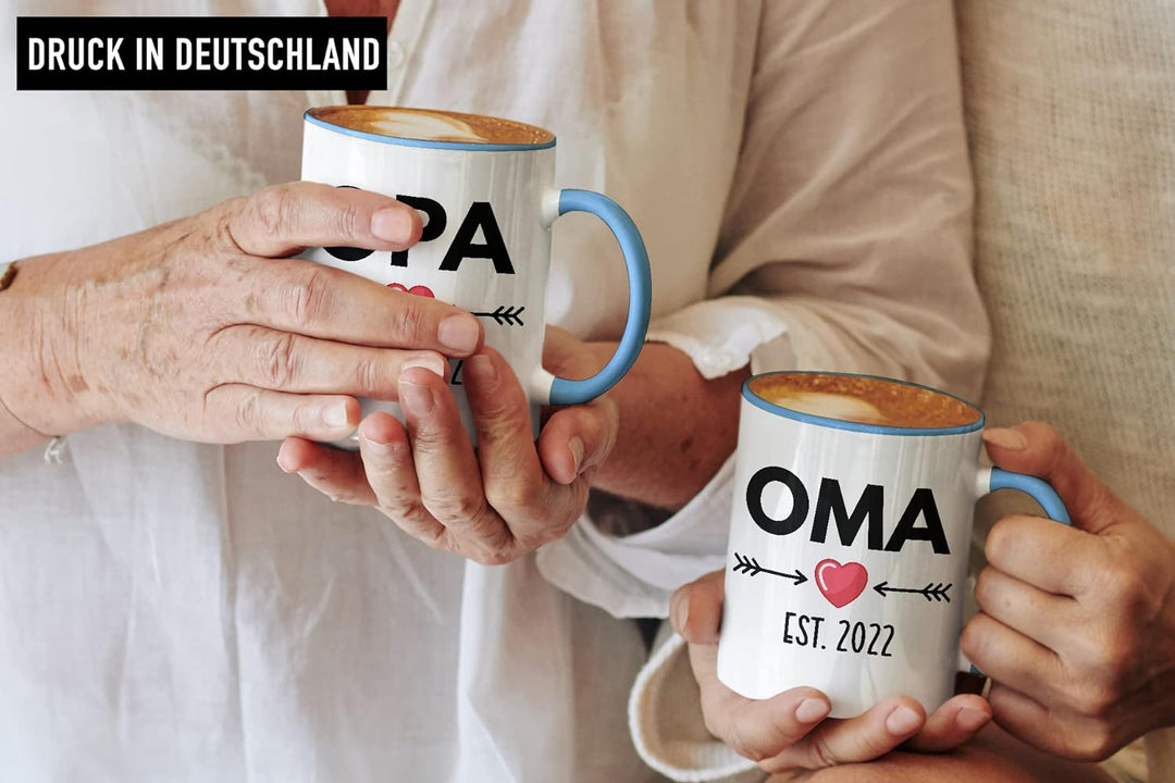Trendation - Ihr werdet Oma und Opa 2022 Geschenk Schwangerschaft Verkünden Überraschung Baby Du Wir