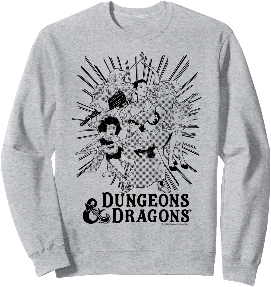 Dungeons & Dragons Group Shot Dark Tones Sweatshirt