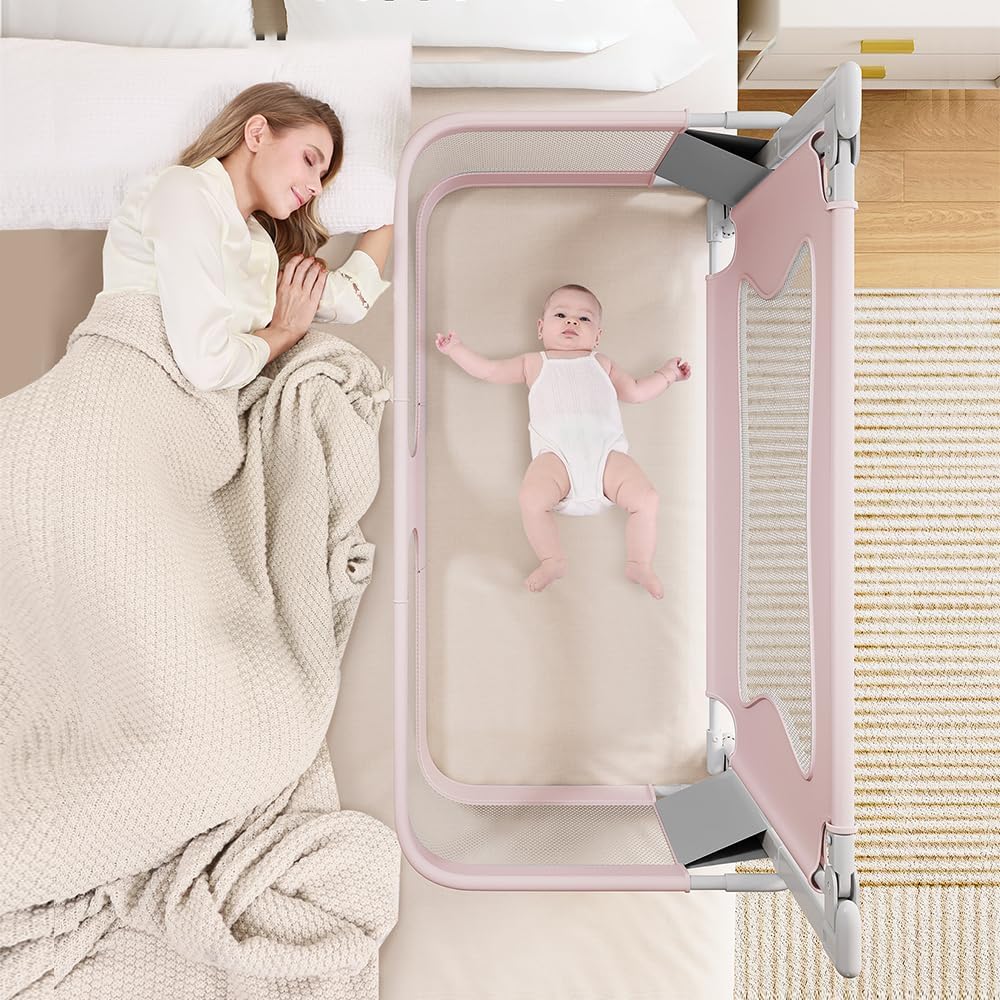 homewell Bettgitter, gemeinsames Schlafen, Bettschutzgitter Kinderbettgitter für Kinder Babybettgitt