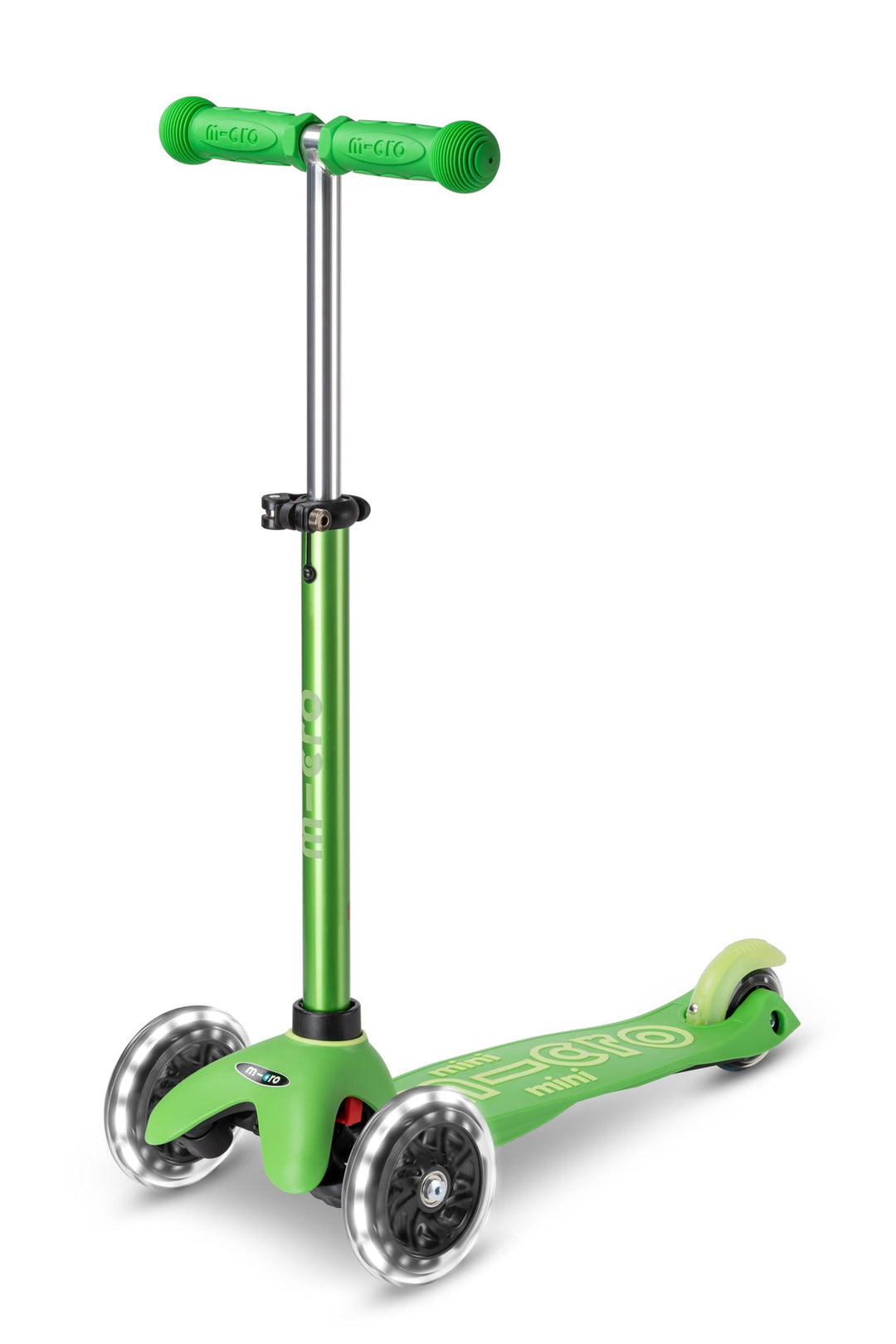 Micro™ Mini Deluxe LED | Kickboard mit LED-Vorderrollen | mitwachsender Lenker höhenverstellbar | ab