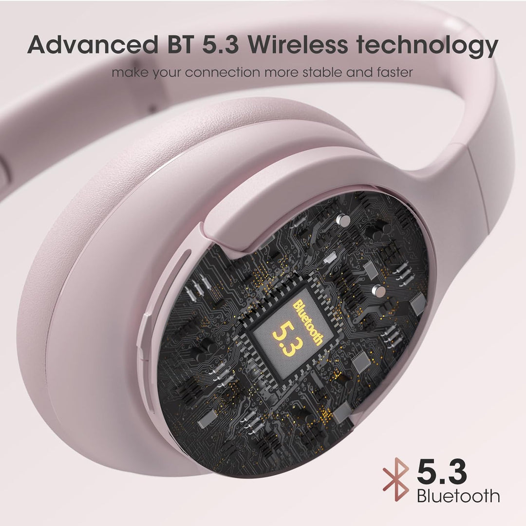DOQAUS Kopfhörer Kabellos Bluetooth [Bis zu 90 Std] Bluetooth Kopfhörer Over-Ear mit 3 EQ-Modi, HiFi
