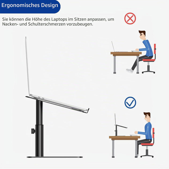 BESIGN LSX6N Laptop ständer, Verstellbarer ergonomischer Notebook-Ständer, Laptop ständer kompatibel