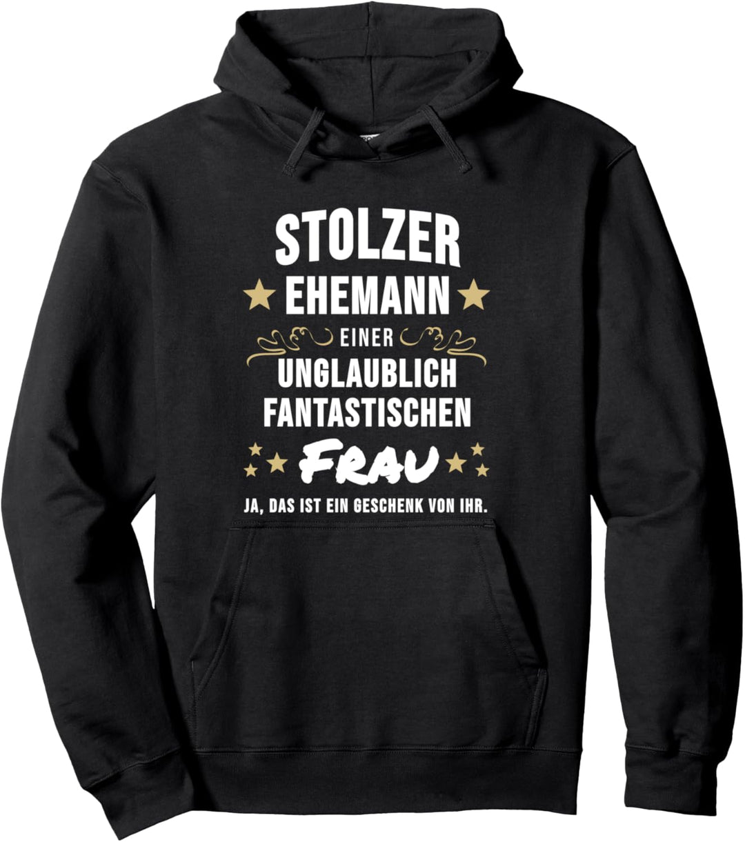 Stolzer Ehemann Einer Fantastischen Frau Liebe Pullover Hoodie