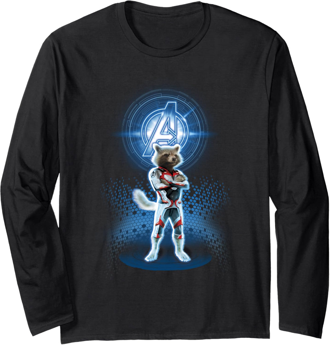 Marvel Avengers: Endgame Rocket Space Suit Langarmshirt