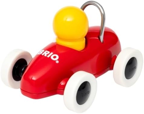 BRIO Rennwagen mit Rückziehmotor, Yellow