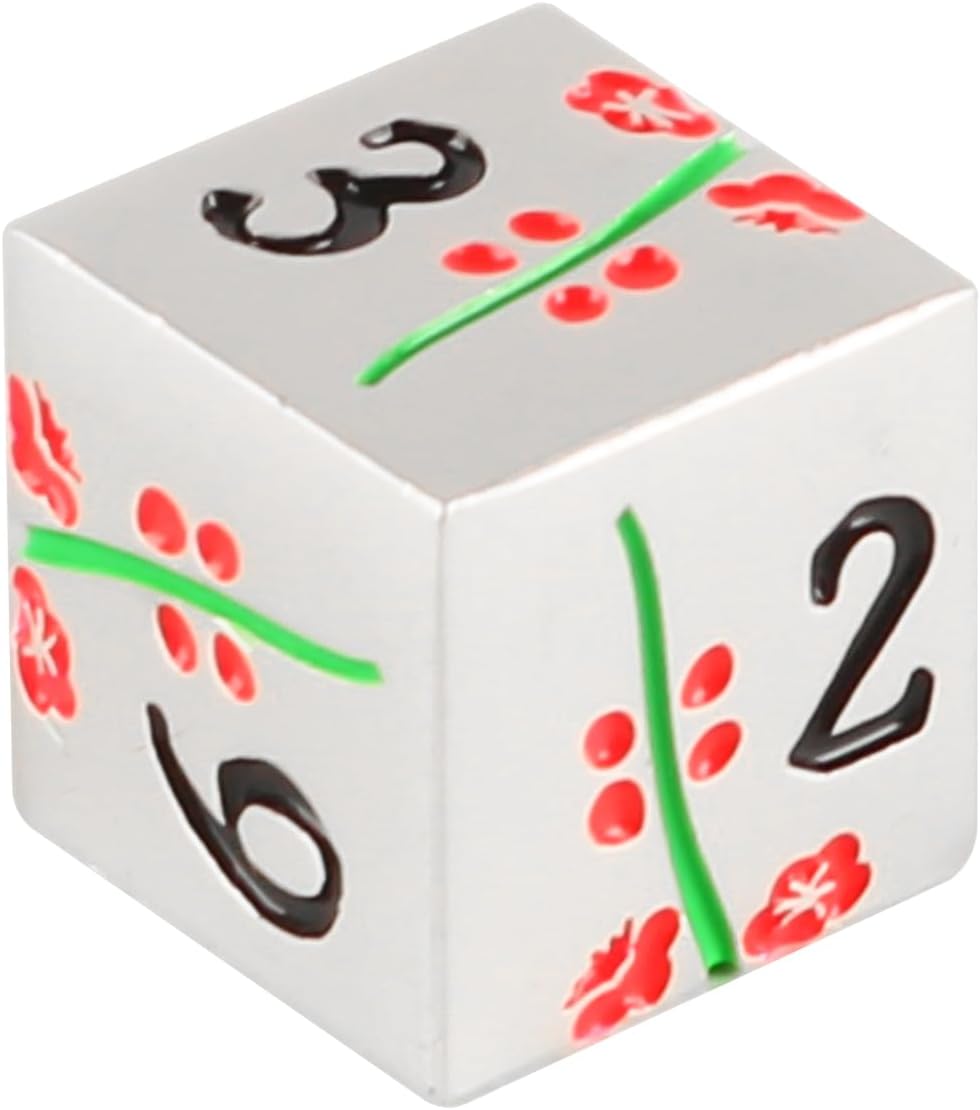 7 Stücke Würfel Metall Blume Würfel Set Blume Geformt Metall Würfel Tabelle Spiel Würfel