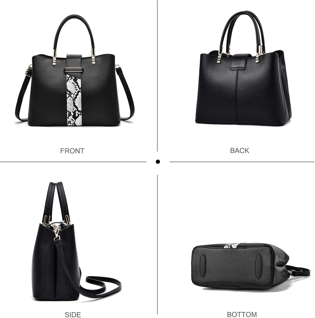 NICOLE & DORIS Frauen Tasche Designer Damen Handtasche Stilvolle Schultertasche Henkeltasche Mittelg