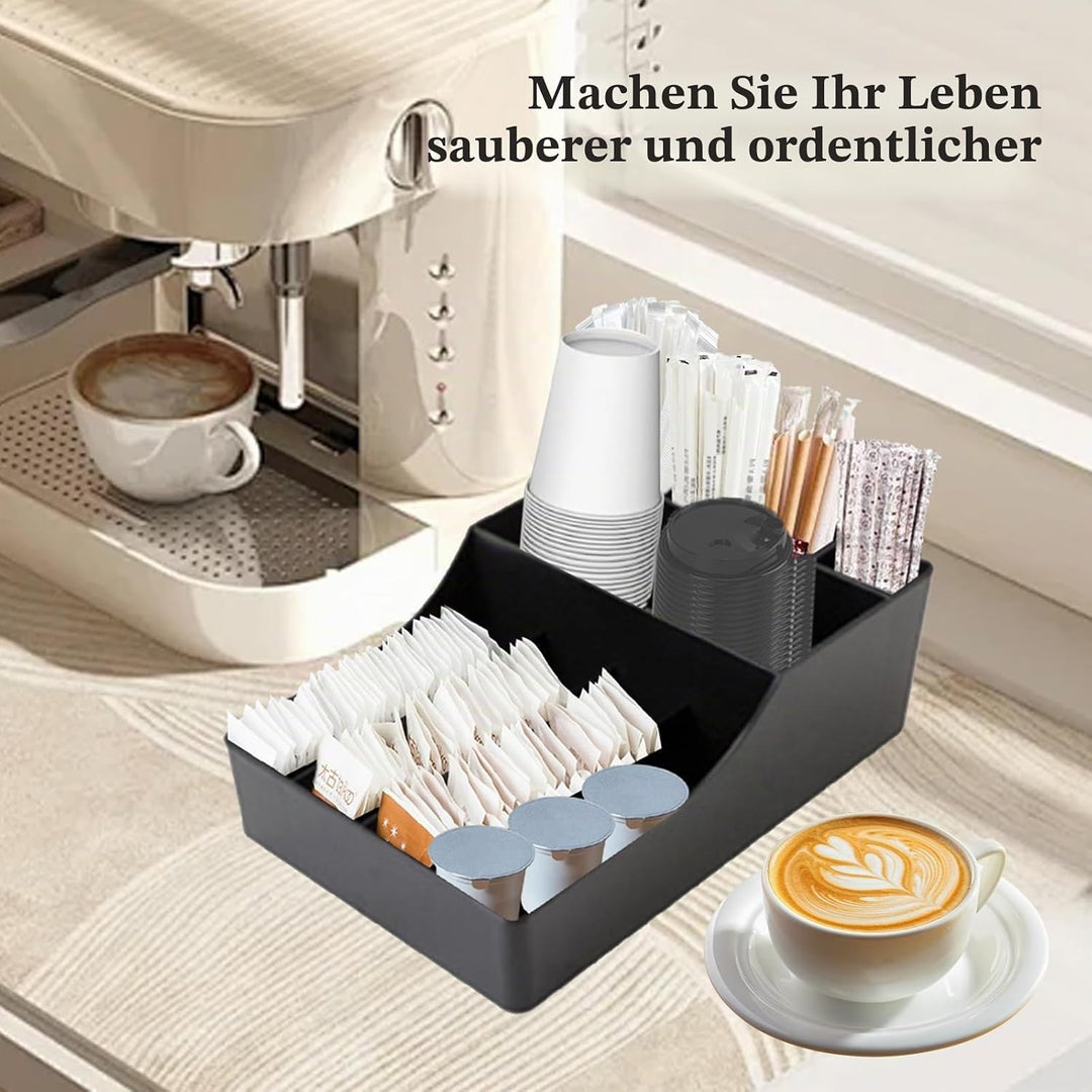 GAESHOW Kaffee Spender Organizer, Kaffeestation Zubehör Organizer, Aufbewahrung von Kaffeezubehör, T