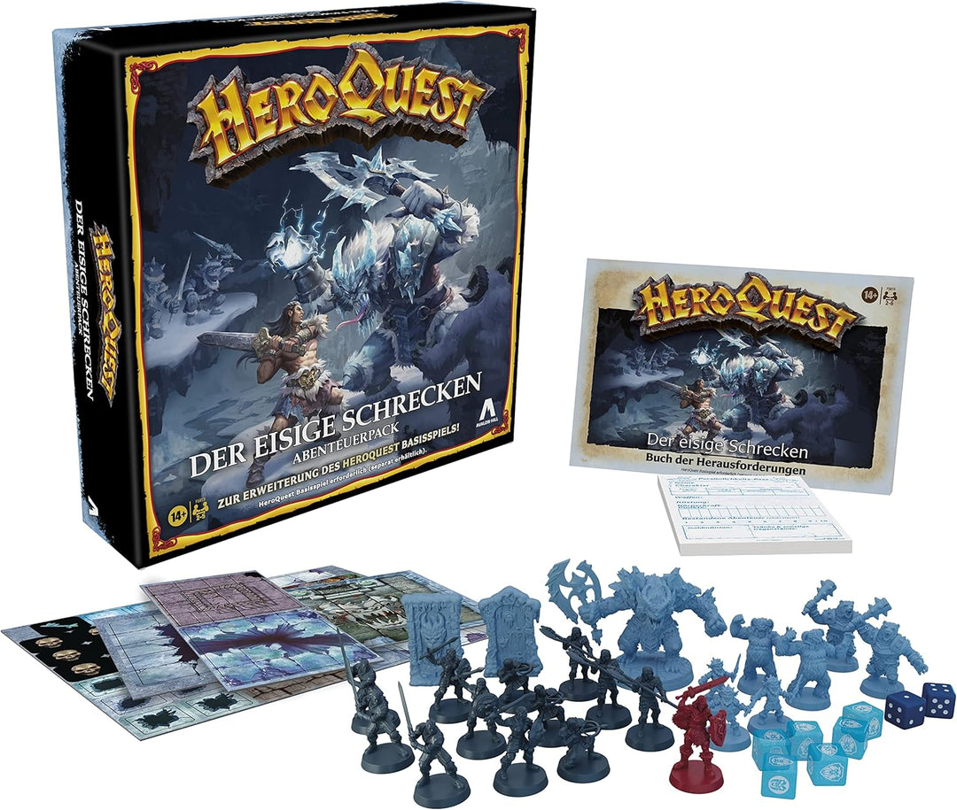 Avalon Hill HeroQuest Der eisige Schrecken Abenteuerpack, ab 14 Jahren, HeroQuest Basisspiel erforde