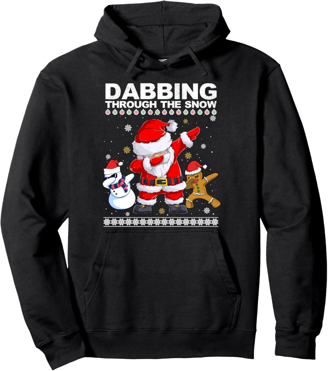 Dabbing Weihnachtsmann Santa Weihnachten Christmas Xmas Pullover Hoodie