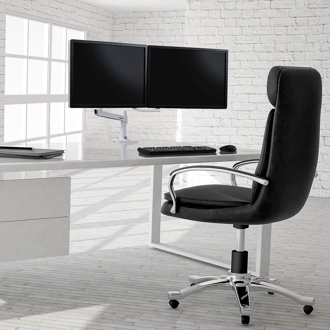 ERGOTRON 45-489-216 LX dual direkt Tischhalterung bis 63,5cm 25Zoll 0,9-5 kg weiss 2 Monitore LX Arm