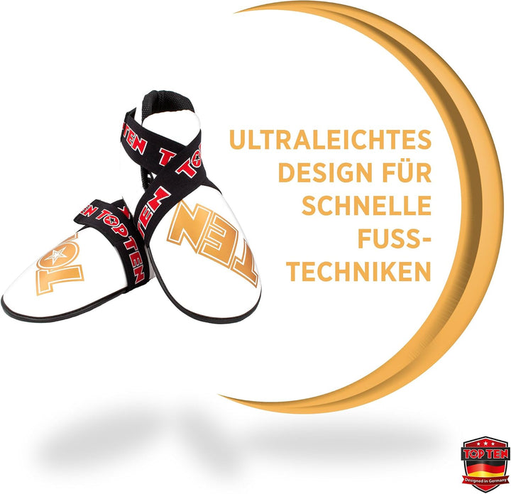 TOP TEN Fussschutz „Superlight“ für den Wettkampf, XS