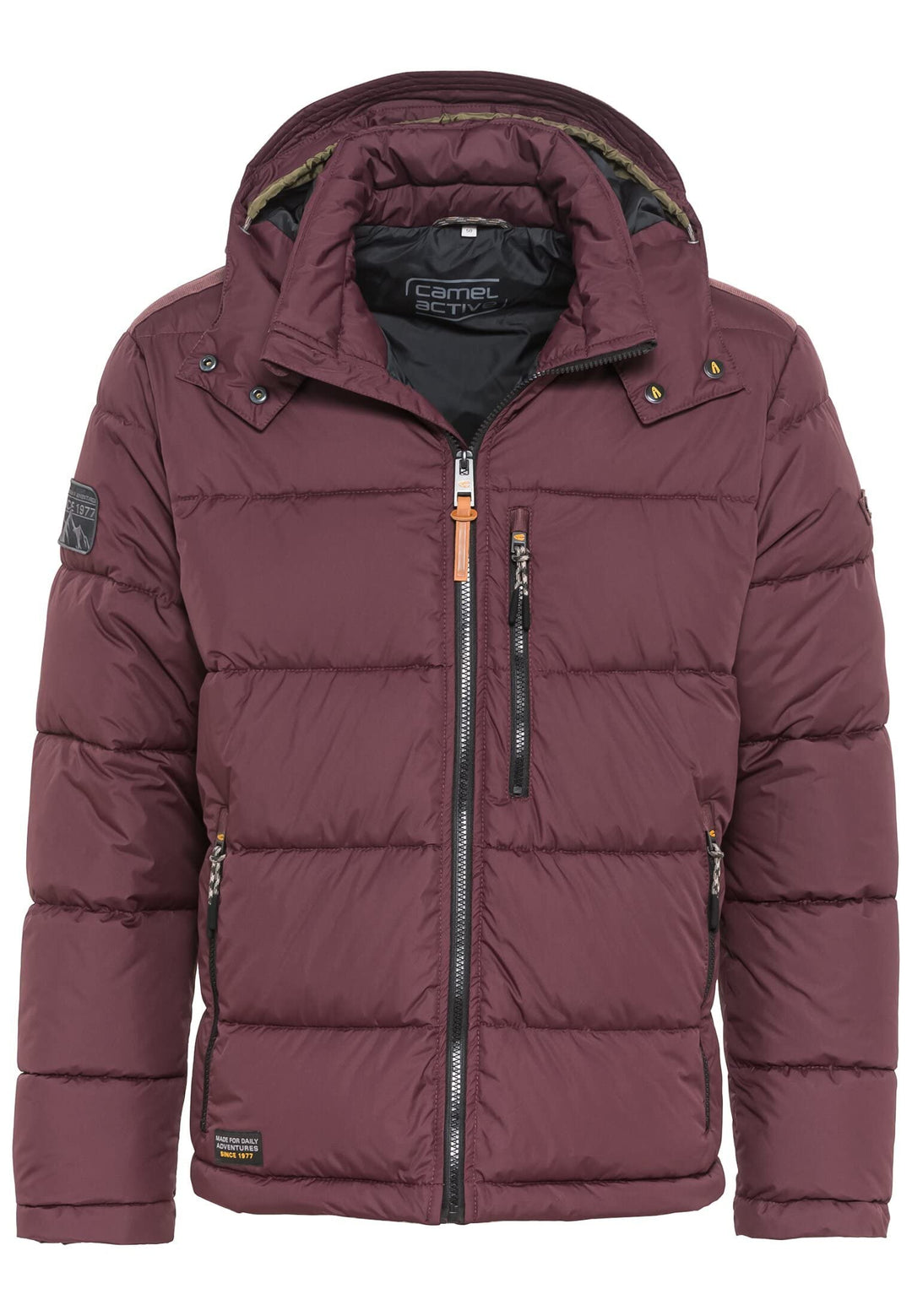 camel active Herren 420224/8e75 Jacket 36 Dunkelbraun, 36 Dunkelbraun