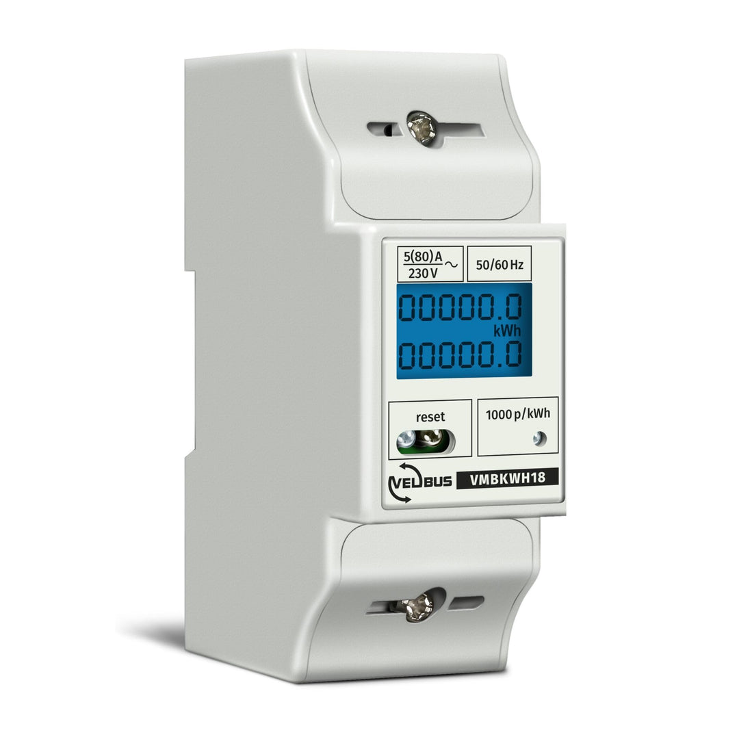 VELLEMAN - EMDIN02 Einphasiges Kwh-Messgerät Für Hutschienenmontage-2 Module, 230 V 167205