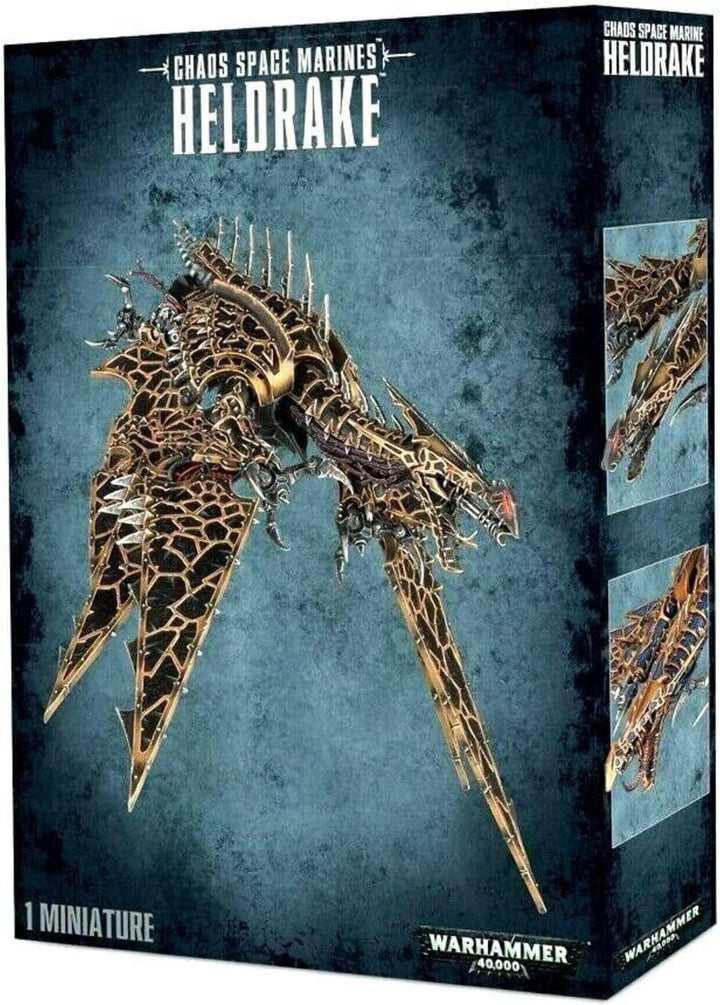 Warhammer Heldrake Chaos Space Marines Figur – Tischspiel – ab 120 Jahren