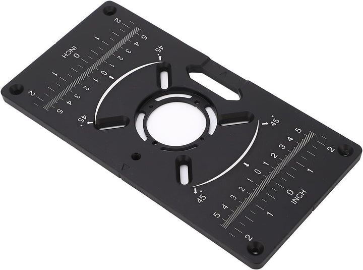Router Table Insert Plate for Table Benches Router Jig Saw Trimmer with Edge Treatment and Grooving