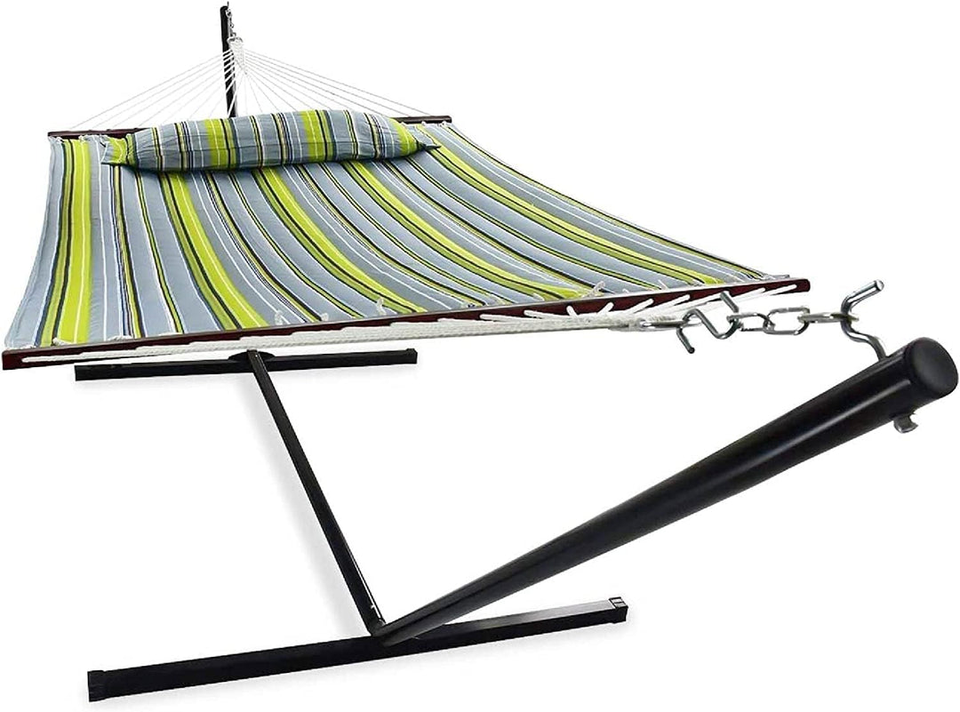 VITA5 Hängematte Outdoor - Hängematte mit Gestell für den Garten, Pool & Balkon - Grosszügige Hängem