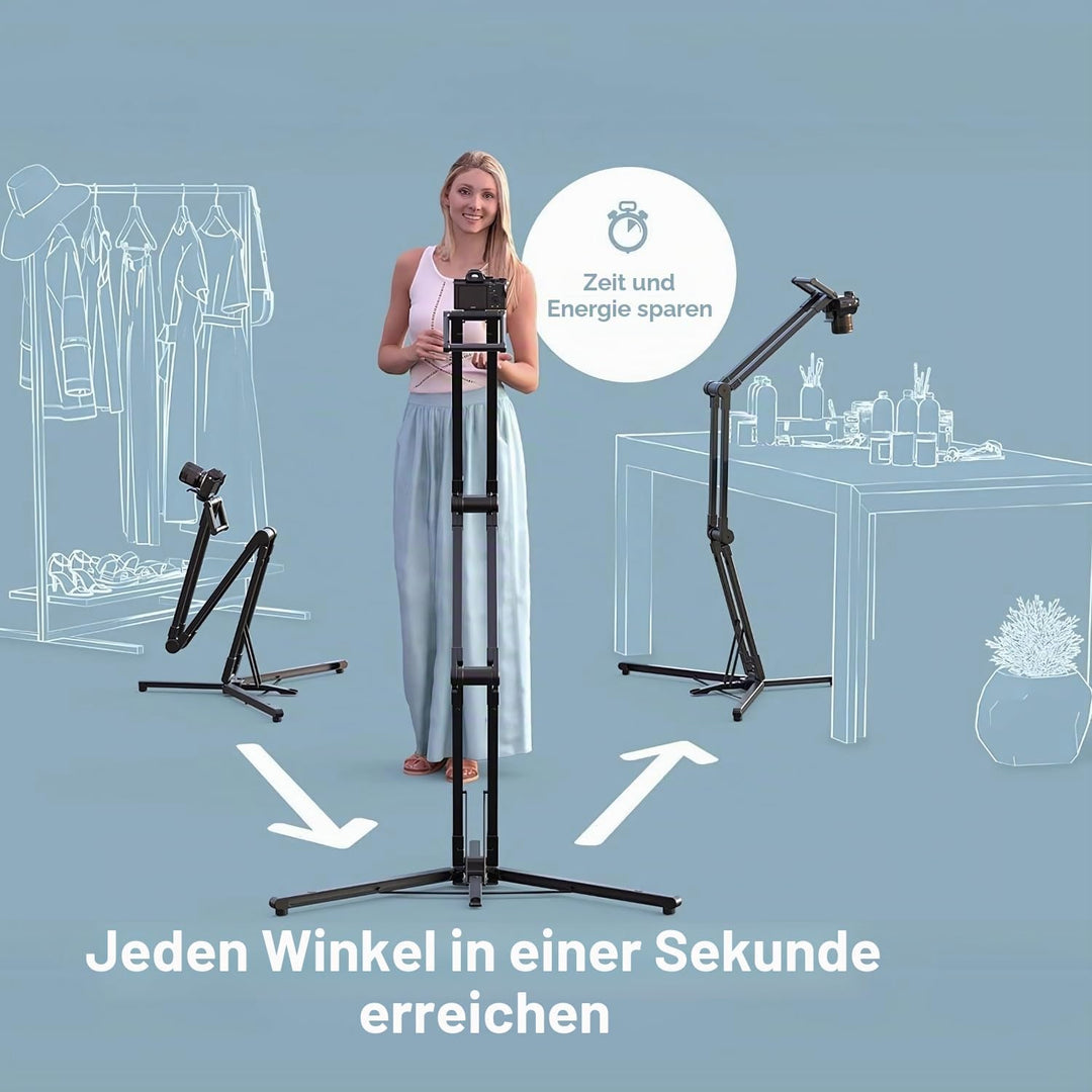 Edelkrone StandPLUS PRO Flexibles und faltbares Kamerastativ für Videokameras und Kompaktkameras