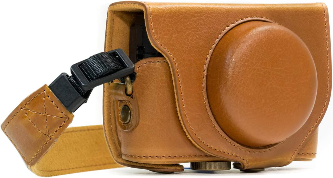 MegaGear MG598 Sony Cyber-shot DSC-HX99, DSC-HX95, DSC-HX90V, DSC-HX80 Ever Ready Leder Kameratasche