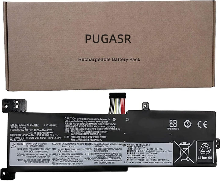 PUGASR L17M2PF0 L17L2PF0 Laptop Akku Kompatibel mit Lenovo IdeaPad 330 Touch-15ARR 330-15ARR 330-15I