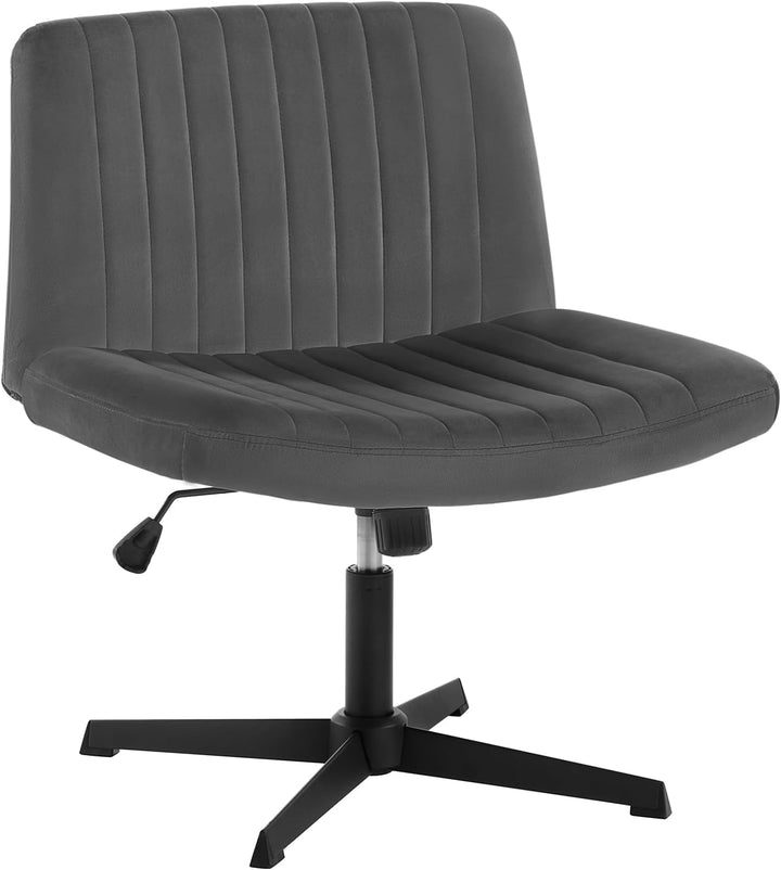 WOLTU Relaxsessel ohne Armlehne, Bürostuhl, Schreibtischstuhl Drehstuhl, ergonomischer Stuhl, Samt S