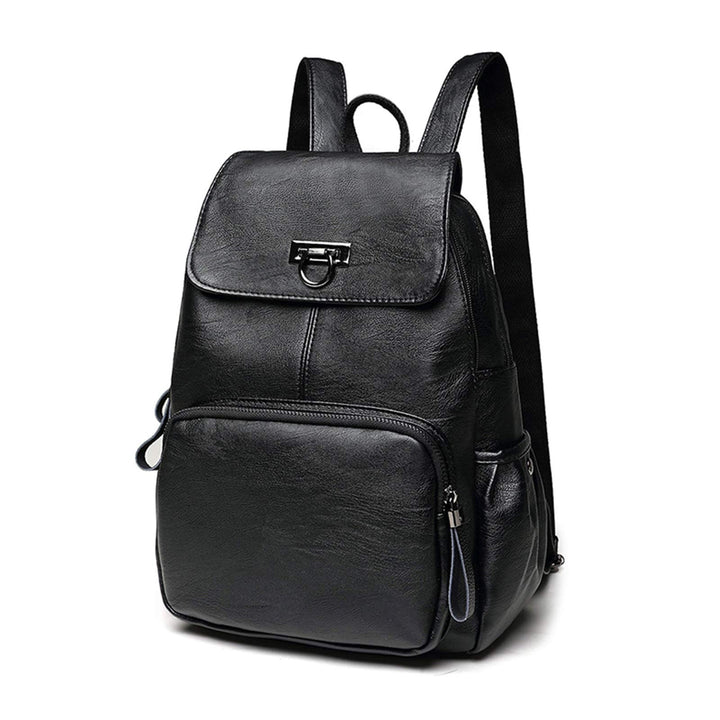 FANDARE Echtes Leder Rucksack Damen Stylisch Rucksäcke Wasserdicht Daypack Schultasche für Universit