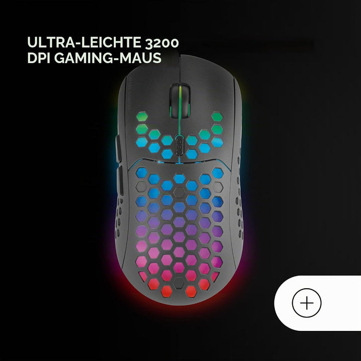 Mars Gaming MCPWX, Italienisch, Kabelloses Gaming-Combo, DualPro Link 2.4GPRO-Technologie, Vollforma